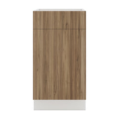 Modernform Cabinet Walnut 18" W X 34 1/2" H X 24" D Single Door Base Cabinet