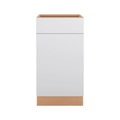 Modernform Cabinet Matte White 18" W X 34 1/2" H X 24" D Single Door Base Cabinet