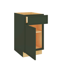 Modernform Cabinet Slim Sage Green 18" W X 34 1/2" H X 24" D Single Door Base Cabinet