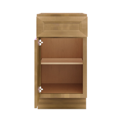J&K Butterscotch B8 Single Door Standard Base Cabinet - 18" W