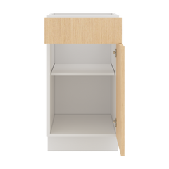 Modernform Cabinet Natural Oak 18" W X 34 1/2" H X 24" D Single Door Base Cabinet