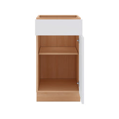 Modernform Cabinet Matte White 18" W X 34 1/2" H X 24" D Single Door Base Cabinet
