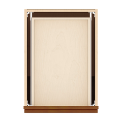 J&K Mocha Glazed K10 Single Door Standard Base Cabinet - 18" W