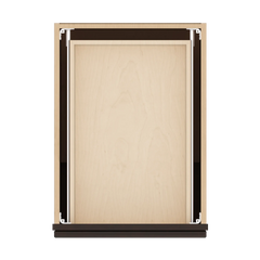 J&K Espresso K8 Single Door Standard Base Cabinet - 18" W