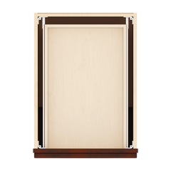 J&K Mahogany J5 Single Door Standard Base Cabinet - 18" W