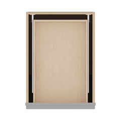 J&K Castle Grey S5 Single Door Standard Base Cabinet - 18" W