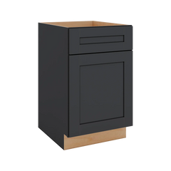 Modernform Cabinet Onyx Black Shaker 21" W X 34 1/2" H X 24" D Single Door Base Cabinet