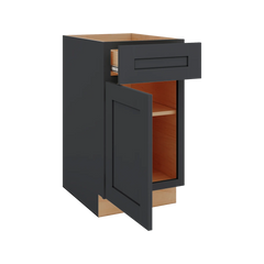 Modernform Cabinet Onyx Black Shaker 21" W X 34 1/2" H X 24" D Single Door Base Cabinet