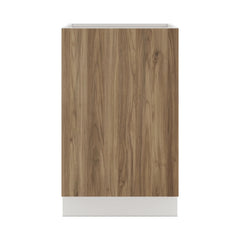 Modernform Cabinet Walnut 21" W X 34 1/2" H X 24" D Full Height Single Door Base Cabinet