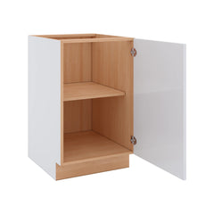Modernform Cabinet Gloss White 21" W X 34 1/2" H X 24" D Full Height Single Door Base Cabinet