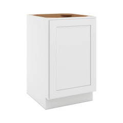 CNC Luxor 5-Piece White 21" W Full Height Single Door Base Cabinet