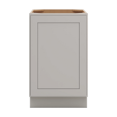 CNC Luxor 5-Piece Misty Grey 21" W Full Height Single Door Base Cabinet