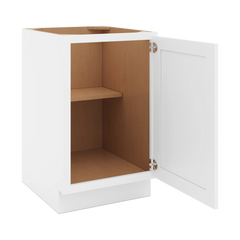 CNC Luxor 5-Piece White 21" W Full Height Single Door Base Cabinet