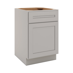 CNC Luxor 5-Piece Misty Grey 21" W X 32 1/2" H Single Door Base Cabinet
