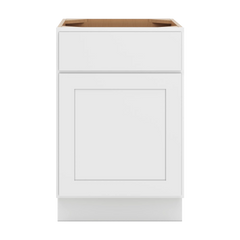 CNC Luxor White 21" W X 32 1/2" H Single Door Base Cabinet