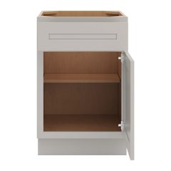 CNC Luxor 5-Piece Misty Grey 21" W X 32 1/2" H Single Door Base Cabinet
