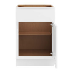 CNC Luxor White 21" W X 32 1/2" H Single Door Base Cabinet
