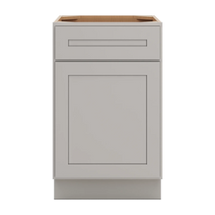 CNC Luxor 5-Piece Misty Grey 21" W Single Door Base Cabinet
