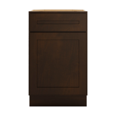 CNC Luxor Espresso 21" W Single Door Base Cabinet