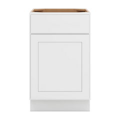 CNC Luxor White 21" W Single Door Base Cabinet