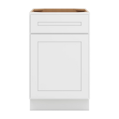 CNC Luxor 5-Piece White 21" W Single Door Base Cabinet