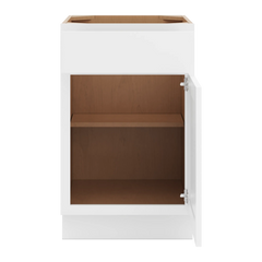CNC Luxor White 21" W Single Door Base Cabinet