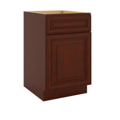 J&K Mahogany J5 Single Door Standard Base Cabinet - 21" W