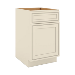 J&K Pearl Glazed H9 Single Door Standard Base Cabinet - 21" W