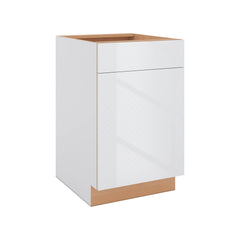 Modernform Cabinet Gloss White 21" W X 34 1/2" H X 24" D Single Door Base Cabinet