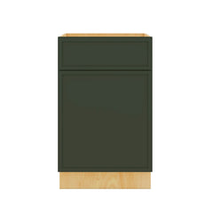 Modernform Cabinet Slim Sage Green 21" W X 34 1/2" H X 24" D Single Door Base Cabinet