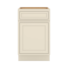 J&K Pearl Glazed H9 Single Door Standard Base Cabinet - 21" W