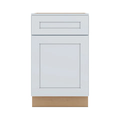 J&K White Shaker S8 Single Door Standard Base Cabinet - 21" W