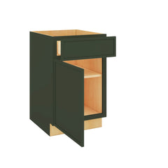 Modernform Cabinet Slim Sage Green 21" W X 34 1/2" H X 24" D Single Door Base Cabinet