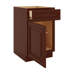J&K Mahogany J5 Single Door Standard Base Cabinet - 21" W