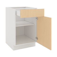Modernform Cabinet Natural Oak 21" W X 34 1/2" H X 24" D Single Door Base Cabinet