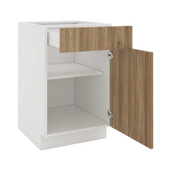 Modernform Cabinet Walnut 21" W X 34 1/2" H X 24" D Single Door Base Cabinet