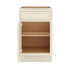 J&K Pearl Glazed H9 Single Door Standard Base Cabinet - 21" W