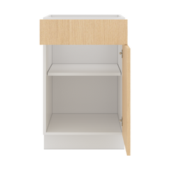 Modernform Cabinet Natural Oak 21" W X 34 1/2" H X 24" D Single Door Base Cabinet