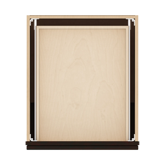 J&K Espresso K8 Single Door Standard Base Cabinet - 21" W