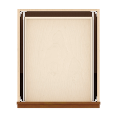 J&K Mocha Glazed K10 Single Door Standard Base Cabinet - 21" W