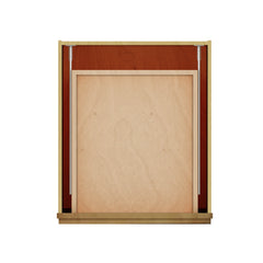 Modernform Cabinet Natural Shaker 21" W X 34 1/2" H X 24" D Single Door Base Cabinet