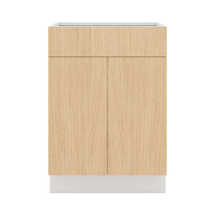 Modernform Cabinet Natural Oak 24" W X 34 1/2" H X 24" D Double Door Base Cabinet