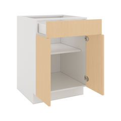 Modernform Cabinet Natural Oak 24" W X 34 1/2" H X 24" D Double Door Base Cabinet