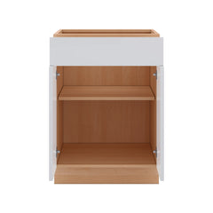 Modernform Cabinet Gloss White 24" W X 34 1/2" H X 24" D Double Door Base Cabinet