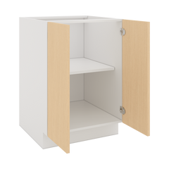 Modernform Cabinet Natural Oak 24" W X 34 1/2" H X 24" D Full Height Double Door Base Cabinet