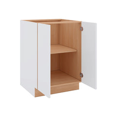 Modernform Cabinet Matte White 24" W X 34 1/2" H X 24" D Full Height Double Door Base Cabinet