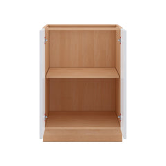 Modernform Cabinet Gloss White 24" W X 34 1/2" H X 24" D Full Height Double Door Base Cabinet