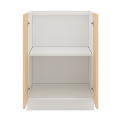 Modernform Cabinet Natural Oak 24" W X 34 1/2" H X 24" D Full Height Double Door Base Cabinet