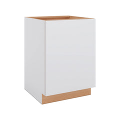 Modernform Cabinet Matte White 24" W X 34 1/2" H X 24" D Full Height Single Door Base Cabinet