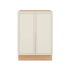Modernform Cabinet Slim Dove White 24" W X 34 1/2" H X 24" D Full Height Double Door Base Cabinet